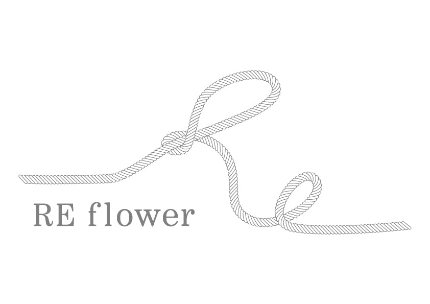移転祝い専門の花屋 RE flower logo